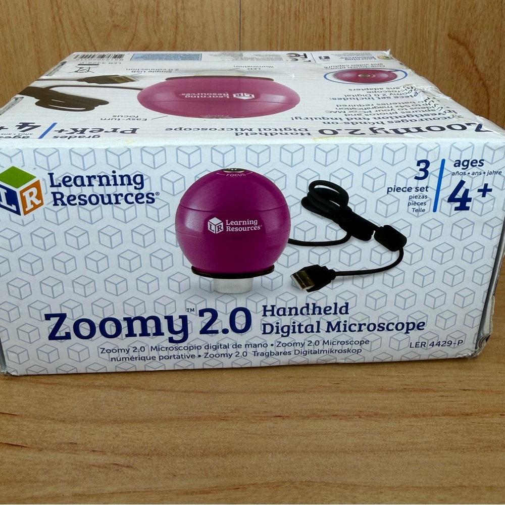 Learning Resources Zoomy 2.0 Handheld Digital Microscope - Picture 6 of 8